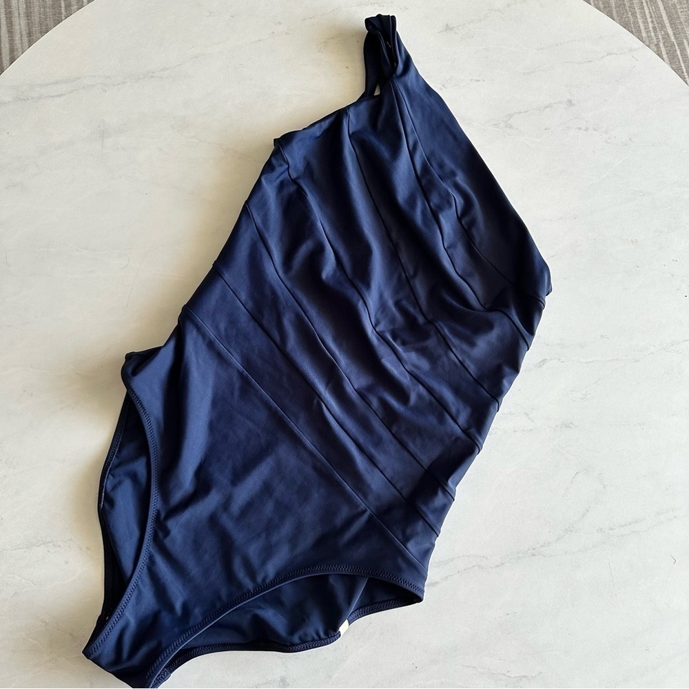 Summersalt The Sidestroke blue one piece swimsuit size 8 - Picture 3 of 10